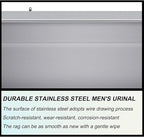 Wall-Mounted Stainless Steel Urinal Trough - Image 4