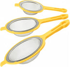 LemonRoad Set of 3 Stainless Steel Mesh Strainer 304 Fine Mesh Filters by Unknown