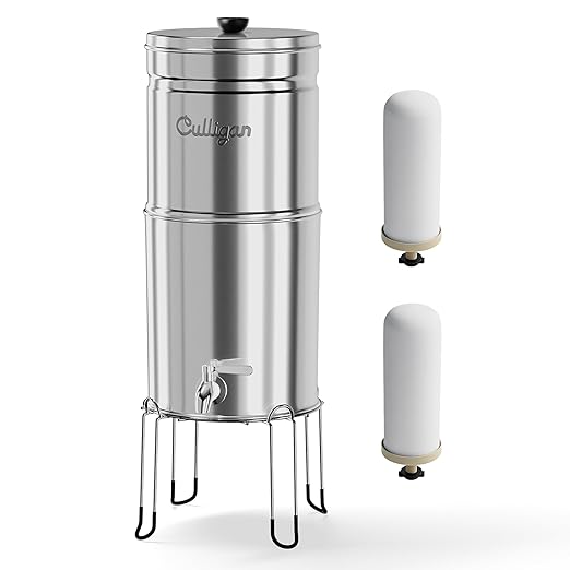 Culligan MaxClear 2.25 Gallon Gravity Water Filter System, Polished by CulliganWater