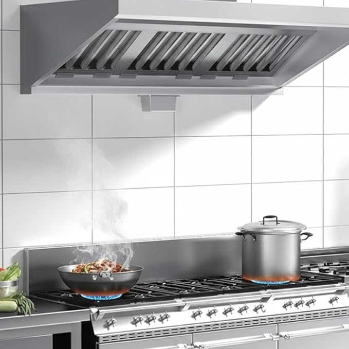 Soro Essentials- 16" W x 20" H Stainless Steel Commercial Kitchen Hood Filter - Image 2