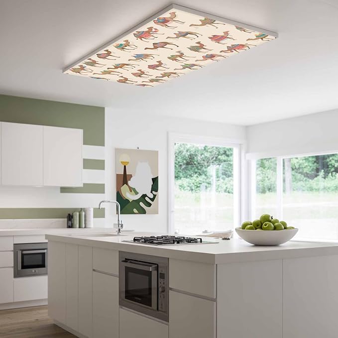 Fluorescent Light Covers for Ceiling Lights Desert Camel Magnetic Light Filters - Image 2