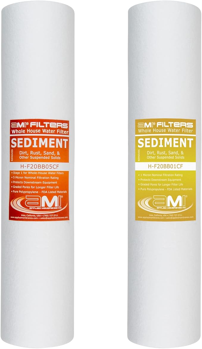 Applied Membranes Inc. 2-Stage Whole-House Water Filter System, 1-Micron and by AppliedMembranesInc