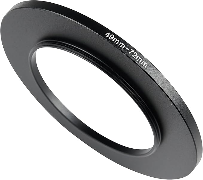49-72mm Metal Step-Up Ring Adapter Compatible by Unknown