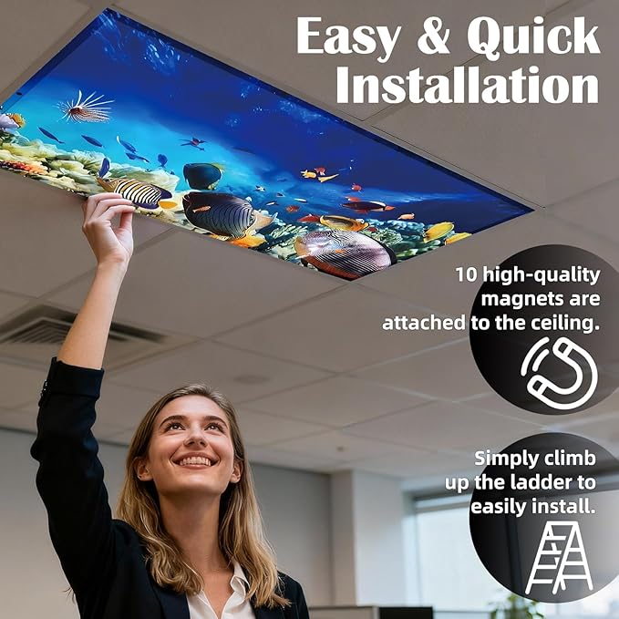 4 Pcs Fluorescent Light Covers - Image 4
