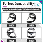 8 Pcs Face Shield Replacement Window Compatible - Image 4