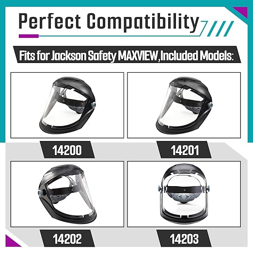 8 Pcs Face Shield Replacement Window Compatible - Image 4