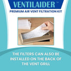 Complete Air Vent Register Filter Set Cut To Fit Any Size 16" x 60" & 50" - Image 2