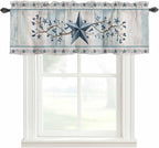 Texas Star Blue Curtain Valances by Unknown