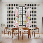 Easter Window Curtains 72 Inch Long 2 Panel Set, Rod Pocket Long Curtains & by Unknown