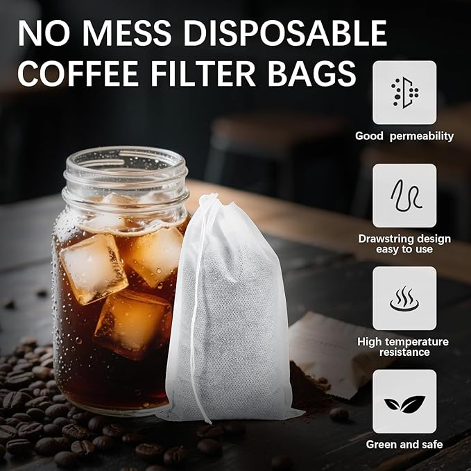 300Pcs Tea Filter Bags, Disposable Tea Filter Bags - Image 7