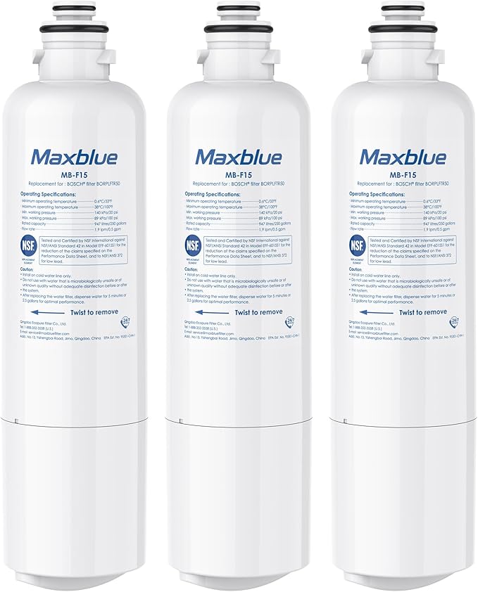 Maxblue BORPLFTR50 Replacement for Bosch® Ultra Clarity® Pro 11032531, by Maxblue