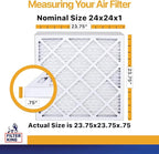 Filter King 24x24x1 Air Filter | 6-PACK | MERV 13 | HVAC Pleated AC Furnace - Image 2