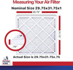 Filter King 29.75x31.75x1a Air Filter | 4-PACK | MERV 11 HVAC Pleated A/C - Image 2