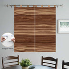 Brown Western Bedroom Curtains 72 Inch Length, Window Curtains Tab Top - Image 4