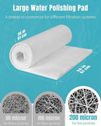 Pawfly 200 Micron Fine Aquarium Polishing Filter Pad, High Density Filter Media - Image 7