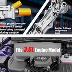 Aluminum Oil Filter Housing Engine Oil Cooler Compatible - Image 6