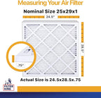 Filter King 25x29x1 Air Filter | 6-PACK | MERV 13 HVAC Pleated A/C Furnace - Image 2
