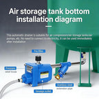 Zero Air Loss Automatic Drain Valve, 1/2" Npt Auto Drain Valve - Image 2