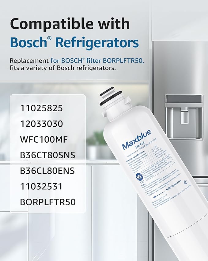Maxblue BORPLFTR50 Replacement for Bosch® Ultra Clarity® Pro 11032531, - Image 2