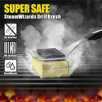 GRILLART Grill Brush Bristle Free. Upgraded BBQ Replaceable Cleaning Head - Image 2