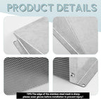 8" x 8" White Galvanized Steel Vent Cover - Image 5