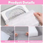 100 Pcs Nail Dust Collector Filter No-Spilling Filters Replacement Paper - Image 3