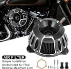 Motorcycle Air Filter Kit CNC Air Cleaner Turbine Intake System Fit - Image 3