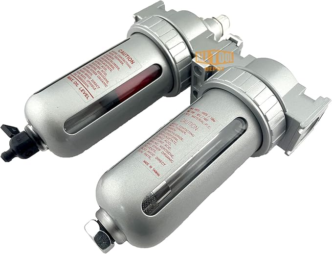 1/2" NPT MID FLOW 2 Stages Coalescing Filter Desiccant Dryer System - Image 3