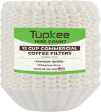Tupkee 12-Cup Large Coffee Filters by Tupkee