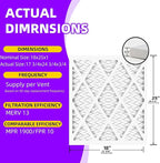 18x25x1 MERV 13 Pleated Air Filter MPR 1900 & FPR 10, Furnace Air Filters - Image 3