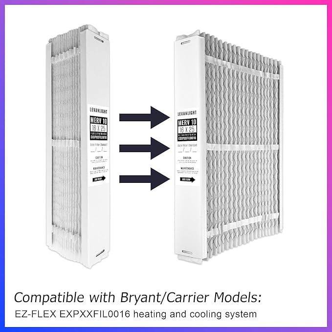 EXPXXFIL0016 16x25x5 Merv 10 Expandable Filter Media Replacement Compatible - Image 2