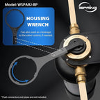 iSpring WSP200ARJ-BP, NSF Certified, Whole House Spin-Down Sediment Water Filter - Image 5