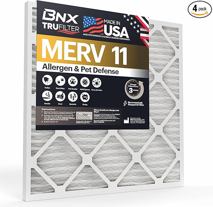 BNX TruFilter 12x30x1 Air Filter MERV 11 by BNX