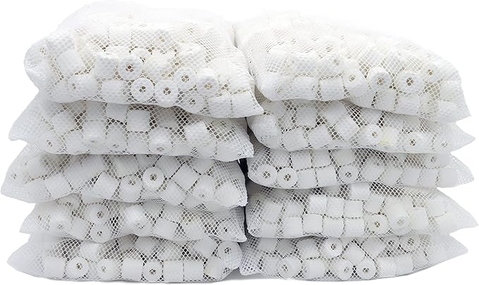 ALEGI Aquarium Premier Bulk Bio Ceramic Rings Filter Media - Image 2