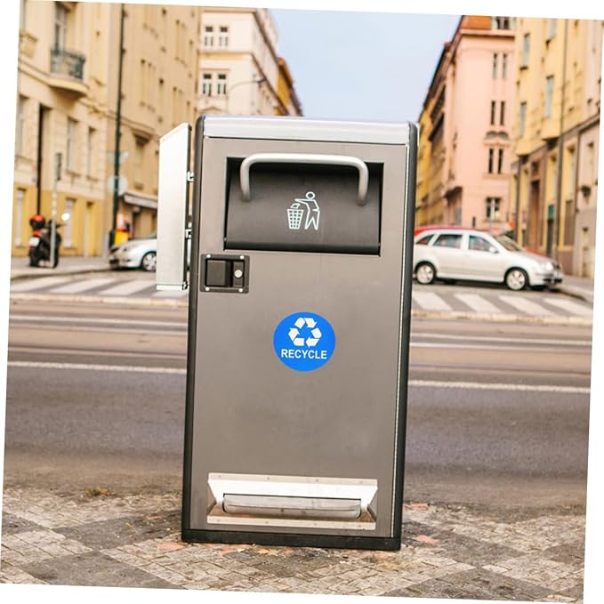 8pcs Trash Can Stickers for Easy Waste Sorting Self-Adhesive Rubbish Bin Labels - Image 6