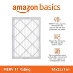 Amazon Basics 14x25x1 Air Filter 6 Pack, MERV 11 AC Furnace Filters - Image 2