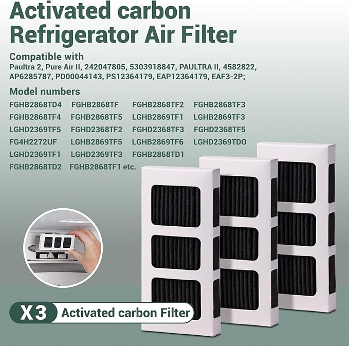 3 Pack Pureair Ultra ii Air filter Replacement, Compatible - Image 4