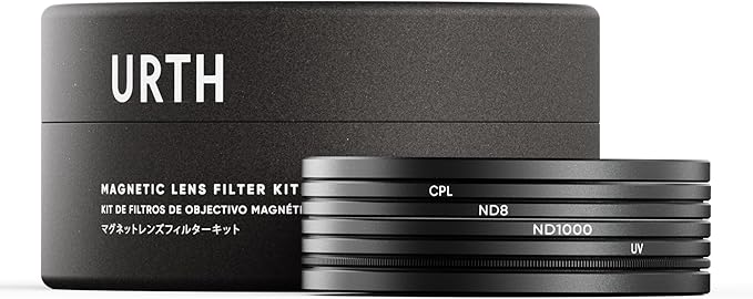 Urth 43mm Magnetic UV, Circular Polarizing, ND1000 Lens Filter Kit by Urth
