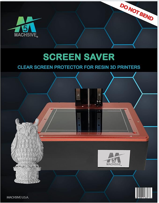 Screen Saver for Halot One, LD-002H & LD-002R 3D Printer by Mach5ive