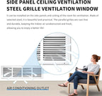 24x8 Return Air Grille, Air Return Vent Cover, Flat Vent Cover, Rejillas De - Image 7