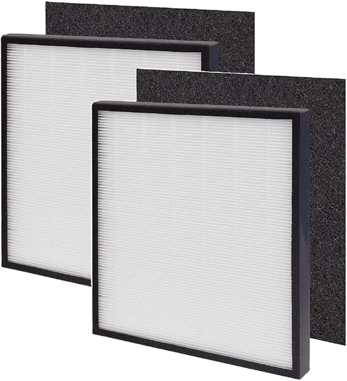 Nispira FLT5900 Filter J True HEPA + Carbon Filter Set Replacement Compatible by Nispira