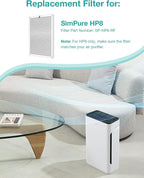 SimPure HP8 Original HEPA Replacement Filter Compatible - Image 2