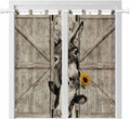 Funny Farm Animals Bathroom Curtains 63 Inch Length, Window Curtains Tab Top by Unknown