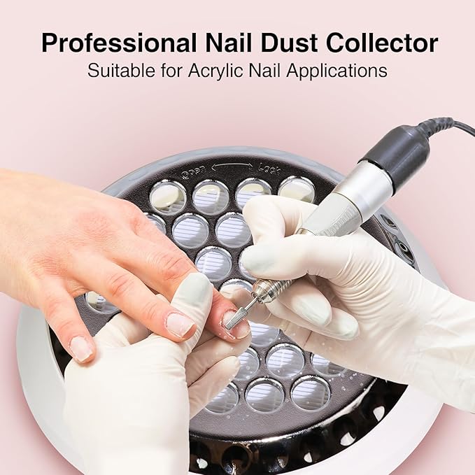 Nail Dust Collector+1 Filter 40W Turbo Vacuum No Fan Cleaner 5200RPM Suction - Image 4