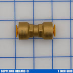 Supplying Demand SB1 3/8 Inch Quick Connect HVAC Brass Coupler Fitting - Image 2