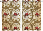 2 Panel Kitchen Cafe Curtains, Window Decor Tier Curtains by Hokiten