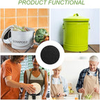 Charcoal Filters for Compost Bucket Activated Charcoal Filter for Countertop - Image 6