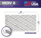 BNX TruFilter 16x30x1 Air Filter MERV 8 - Image 2