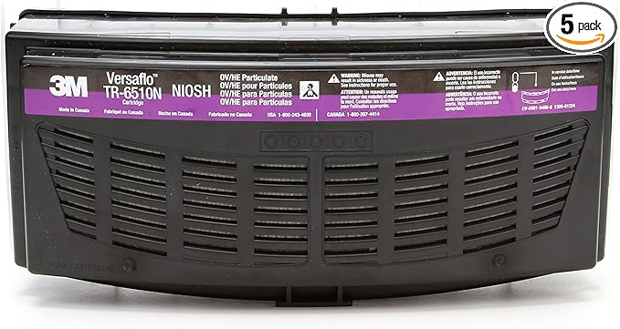 3M Versaflo HEPA Cartridge TR-6510N, Organic Vapors, by 3MIndustrial