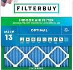 Filterbuy 10x10x1 Air Filter MERV 13 Optimal Smoke & Allergy Defense, by Filterbuy